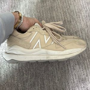 New Balance 57/40 beige and sea salt size 7